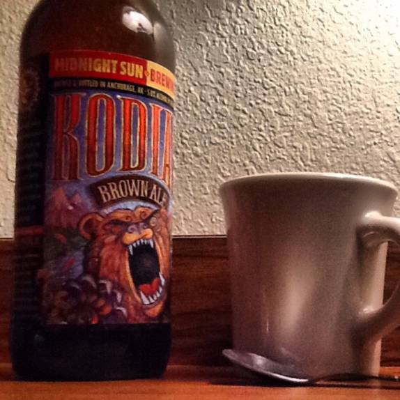 Tomando cerveja local em Juneau, no Alaska